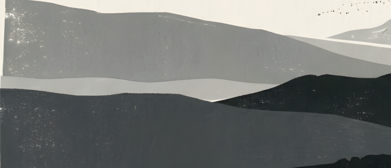 Layered landscape artwork — Parallax Thinking.